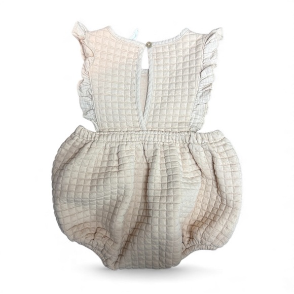 Quincy Mae Ruffle Bubble Romper || Shell (2-3Y) - Picture 2 of 5